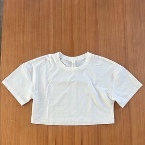 Alo Mesh Cropped Mirage T Shirt - Medium